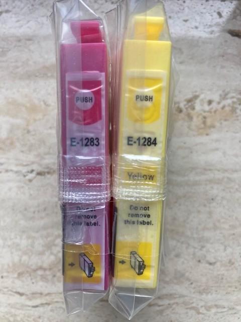 Te Koop : Epson T1283 en T1284 kleurencartridges (N.V.), Computers en Software, Printerbenodigdheden, Nieuw, Cartridge, Ophalen of Verzenden
