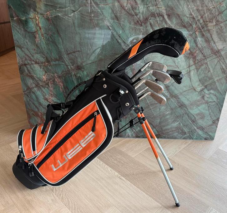 Golfset Junior - Circa 8 jaar, Sport en Fitness, Golf, Gebruikt, Set, Overige merken, Ophalen of Verzenden