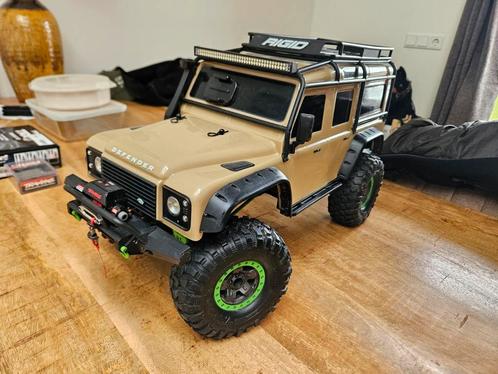Traxxas trx 4 met lader/accu en veel opties, Hobby en Vrije tijd, Modelbouw | Radiografisch | Auto's, Zo goed als nieuw, Auto offroad