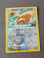 Pokemon go 059/078 bidoof reverse, Hobby en Vrije tijd, Verzamelkaartspellen | Pokémon, Ophalen of Verzenden, Zo goed als nieuw