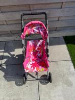 Speelgoed Kinderwagen - Bloemenprint, Ophalen of Verzenden, Gebruikt, Overige merken, Zonnekap
