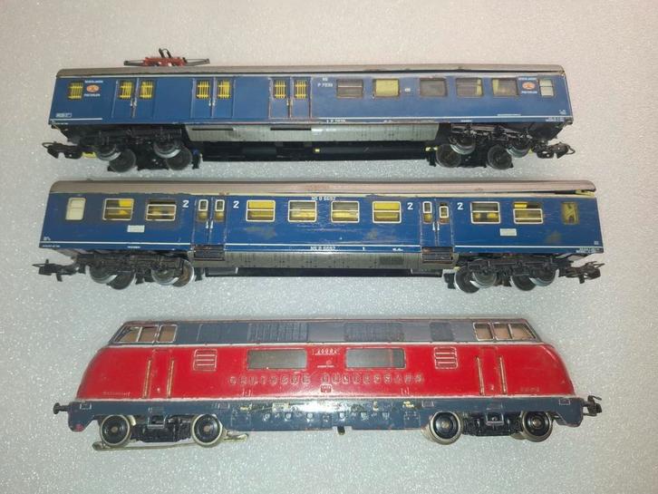 Speelgoed treinset marklin in ho, Hobby en Vrije tijd, Modeltreinen | H0, Gebruikt, Treinset, Wisselstroom, Märklin, Ophalen of Verzenden