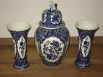 KASTSTEL DELFTS BLAUW 3 Delig !!!!!!!!!!, Antiek en Kunst, Antiek | Keramiek en Aardewerk, Ophalen of Verzenden