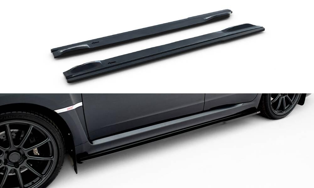 Subaru Impreza Wrx/Sti side skirts zwart, Ophalen of Verzenden, Gebruikt, Subaru