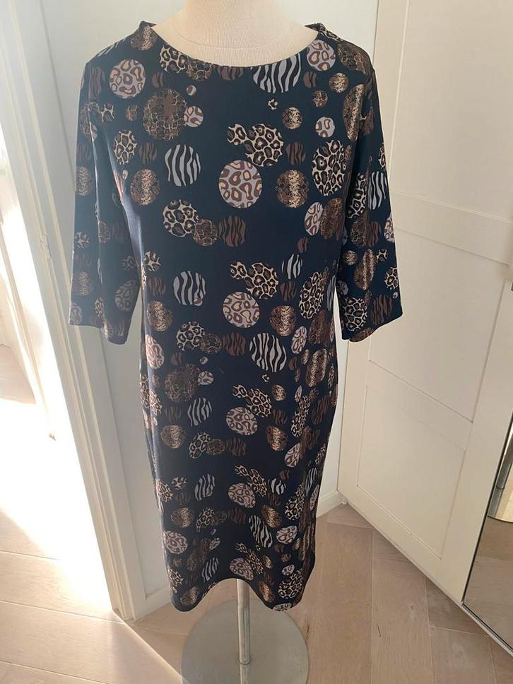 Perla Nera Jurk - XL - Dames, Kleding | Dames, Jurken, Zo goed als nieuw, Maat 46/48 (XL) of groter, Zwart, Knielengte, Ophalen of Verzenden