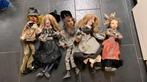 Handgemaakte antieke poppen heks Chinees clown, Gebruikt, Ophalen of Verzenden