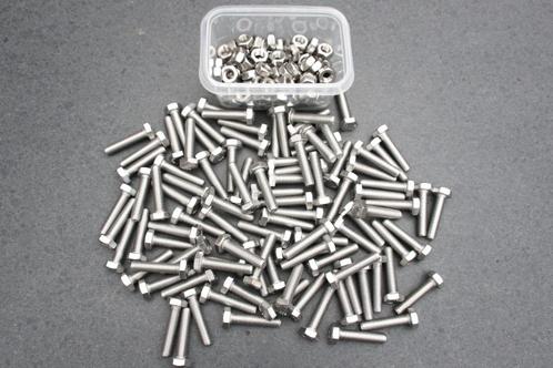 M10x45 bouten moeren ringen RVS. 80 stuks, Tuin en Terras, Kloofmachines, Nieuw, Handmatig, Elektrisch, Ophalen of Verzenden