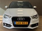 Audi A1 Sportback 1.4 TFSI Pro Line S 85PK AUTOMAAT AIRCO NA, Auto's, Zwart, 4 cilinders, Leder en Stof, Wit