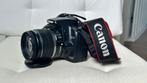 Canon 450D DSLR + 18-55mm kitlens + Lowepro opbergtas, Ophalen, Gebruikt, Canon, Minder dan 4 keer