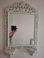 Spiegel met consoles, Huis en Inrichting, Ophalen, Zo goed als nieuw, Minder dan 100 cm, Rechthoekig