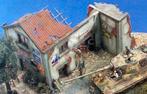 Verlinden 1:35 (battle damaged) Garage Ruin Europe WWII, Ophalen of Verzenden, Zo goed als nieuw, 1:35 tot 1:50