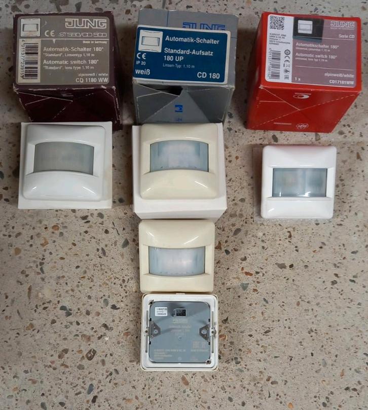 Jung AS, CD, LS bewegingssensor 180, Doe-het-zelf en Verbouw, Elektra en Kabels, Nieuw, Overige typen, Ophalen of Verzenden