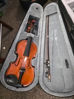 Viool voor beginners met koffer, Muziek en Instrumenten, Strijkinstrumenten | Violen en Altviolen, Gebruikt, 3/4-viool, Viool