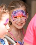 Schminken kinderfeestje, feest of evenement., Schmink- of Themafeestjes