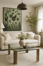 Mid-Century salontafel Peter Ghyczu groot model, Gebruikt, Vierkant, Glas, Minder dan 50 cm