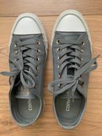 CONVERSE all star grijs leer maat 38 zgan, Ophalen of Verzenden, Sneakers of Gympen, Zo goed als nieuw, CONVERS ALL STAR
