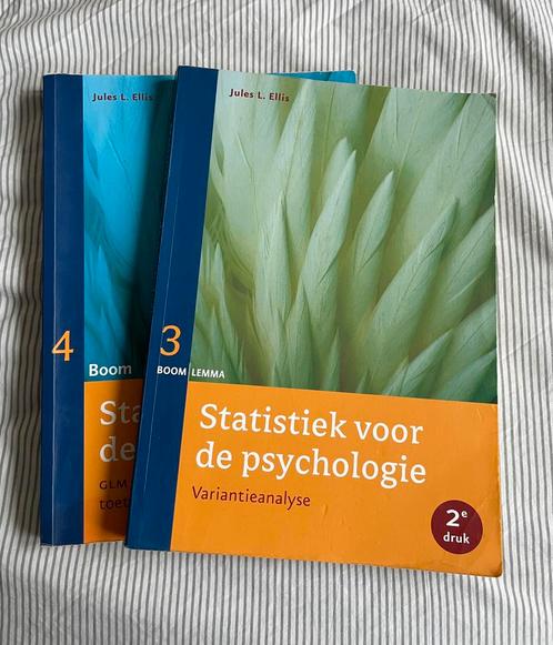 Statistiek voor de psychologie deel 3 en deel 4 Jules Ellis, Boeken, Studieboeken en Cursussen, Gelezen, WO, Ophalen of Verzenden