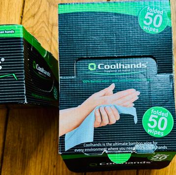 Coolhands 100% Bamboo wipes with Antibacterial effectness beschikbaar voor biedingen