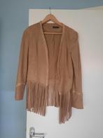 suedine blazer, Maat 38/40 (M), Bruin, Ophalen of Verzenden, Zo goed als nieuw