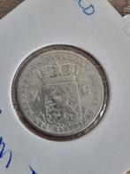 1858 ½ Gulden Willem III - Zilver, ½ gulden, Koning Willem III, Zilver, Ophalen of Verzenden