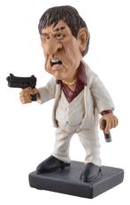 Scarface Tony Montana beeldje by Warren Stratford deco, Info@deconoord.nl, Deco Noord, Nieuw, Ophalen of Verzenden