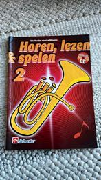 Horen lezen spelen 2 voor althoorn, Muziek en Instrumenten, Ophalen of Verzenden, Gebruikt, Les of Cursus