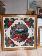 Geborduurd schilderij, Ophalen