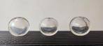 3x midcentury vintage glazen spijkervaasje, Copier, 7 cm, Antiek en Kunst, Ophalen of Verzenden