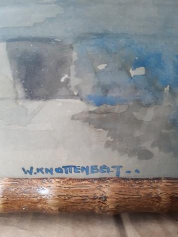 Aquarel stadsgezicht w knottenbelt beschikbaar voor biedingen