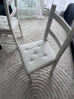 4 Witte Ikea Stoelen, Huis en Inrichting, Stoelen, Ophalen, Zo goed als nieuw, Wit