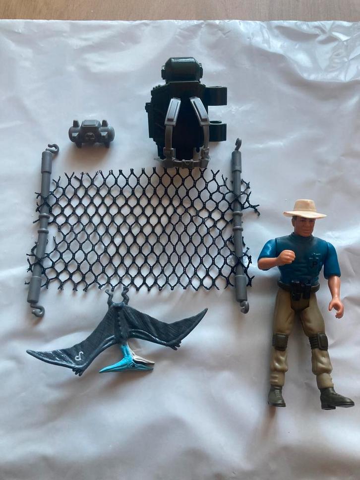 Dr Alan Grant Jurassic Park Kenner 100% compleet, Verzamelen, Poppetjes en Figuurtjes, Zo goed als nieuw, Ophalen of Verzenden