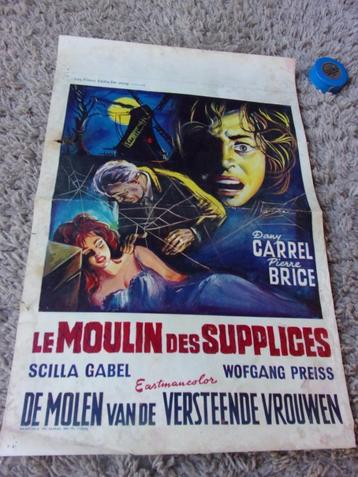 FILMPOSTER le MOULIN des SUPPLICES/DANY CARREL& PIERRE BRICE beschikbaar voor biedingen