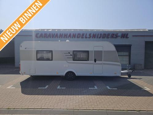 Eriba Exciting type585 Unieke Uitvoering, Caravans en Kamperen, Caravans, Particulier, tot en met 4, 1250 - 1500 kg, Treinzit