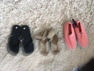 nieuw  met  kaartje   zomer  dames  schoenen oud roze boot s beschikbaar voor biedingen