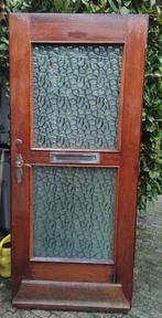 Merbau voordeur, Doe-het-zelf en Verbouw, Ophalen, Gebruikt, Buitendeur, 200 tot 215 cm