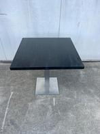 22 stuks horeca restaurant bistro tafel 80x80 eiken zwart, Ophalen