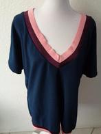 maat 50/52 valt als 50 oksel tot oksel 66 cm, Ophalen of Verzenden, Zo goed als nieuw, Blauw, Blouse of Tuniek