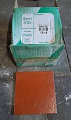 Terracotta vloertegels 20x20 12 stuks, Doe-het-zelf en Verbouw, Tegels, Ophalen, Keramiek, Nieuw, 20 tot 40 cm