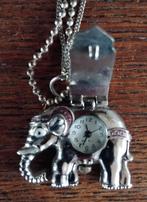 Vintage Olifant Horloge Ketting, Overige merken, Overige materialen, Zakhorloge, Info@intrahome.nl