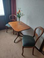 Biedermeier Tafel met Stoelen, Ophalen, Gebruikt, Twee, Bruin