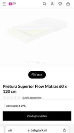 Pretura superior flow matras 60x120 cm, 190 cm of minder, Eenpersoons, Zo goed als nieuw, Ophalen