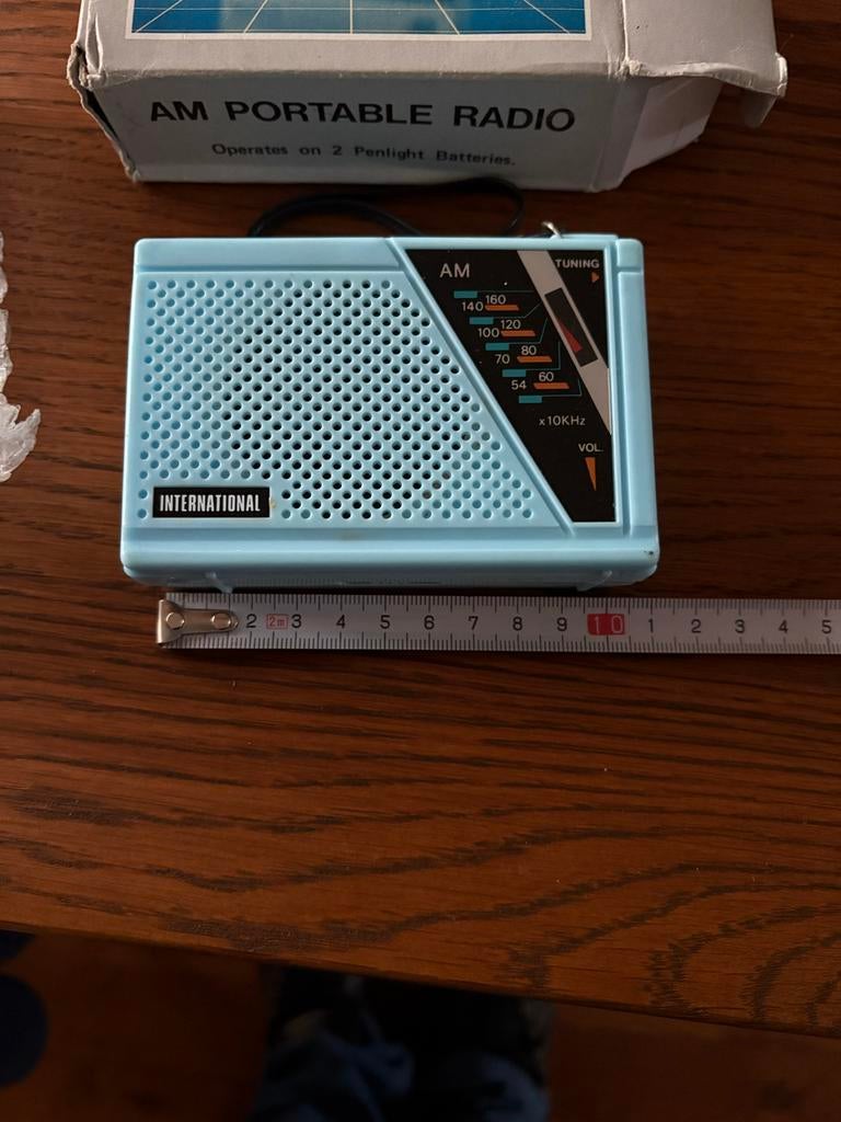 Vintage International AM 89 Radio - Werkend, Ophalen of Verzenden, Nieuw