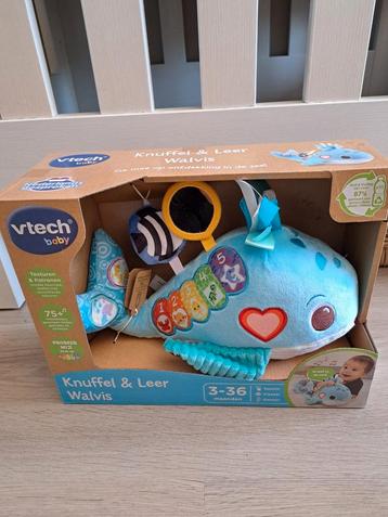 Vtech knuffel en leer walvis,  nieuw in doos beschikbaar voor biedingen