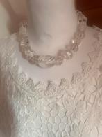 Glazen Kralen Ketting - Nieuw in Verpakking, Ophalen of Verzenden, Nieuw, Wit, Kunststof