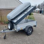 Saris baggewagen incl dakkoffer  als nieuw, Auto diversen, Dakkoffers, Ophalen of Verzenden, Zo goed als nieuw