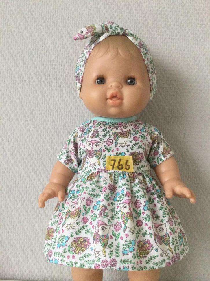 Nr 766 poppenkleertjes babypop 34 cm Reina Paola pop 34 cm, Kinderen en Baby's, Speelgoed | Poppen, Nieuw, Babypop, Ophalen of Verzenden