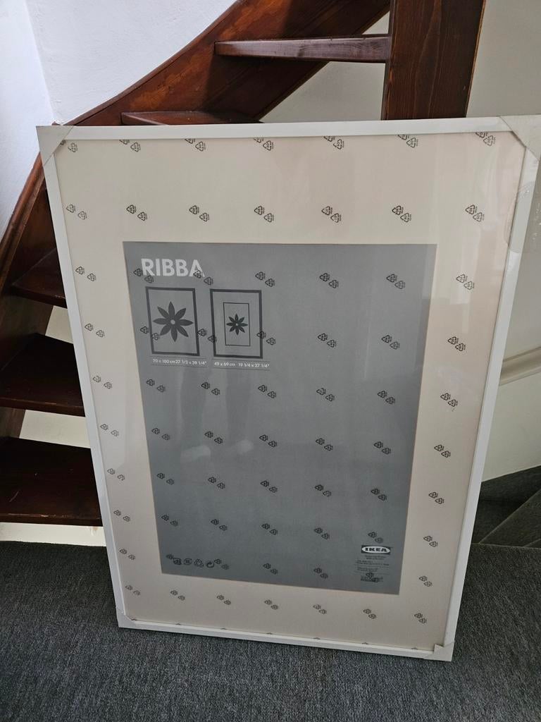 3 Witte lijsten, Kunststof, Nieuw, Ophalen of Verzenden, 75 cm of meer