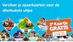 8 volle spaarkaarten AH 2e kaartje gratis, Tickets en Kaartjes, Twee personen, Kortingskaart