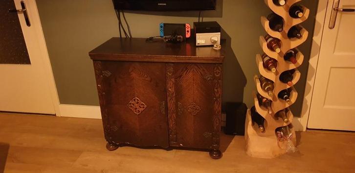 Uniek kastje, tv-kast, dressoir, naaikastje, Huis en Inrichting, Kasten | Dressoirs, Gebruikt, 50 tot 100 cm, 25 tot 50 cm, Met deur(en)