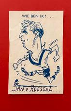 Jan van Roesel - Monty - 1958 - Wie ben ik - Bubble Gum, Verzamelen, Ophalen of Verzenden, Gebruikt, Willem II, Poster, Plaatje of Sticker